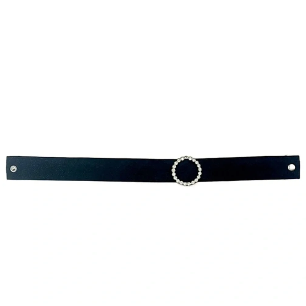 Kids’ Boutique Black and Silver Dress‎ Belt with Sparkles Size Medium